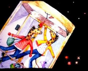 שעת סיפור לילדים - נורית זרחי ושתי גי'רפות בחלל