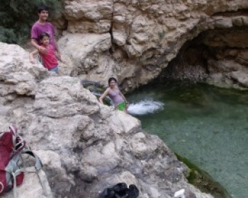 742-ein-bokek.JPG סוכות בבי"ס שדה של החברה להגנת הטבע