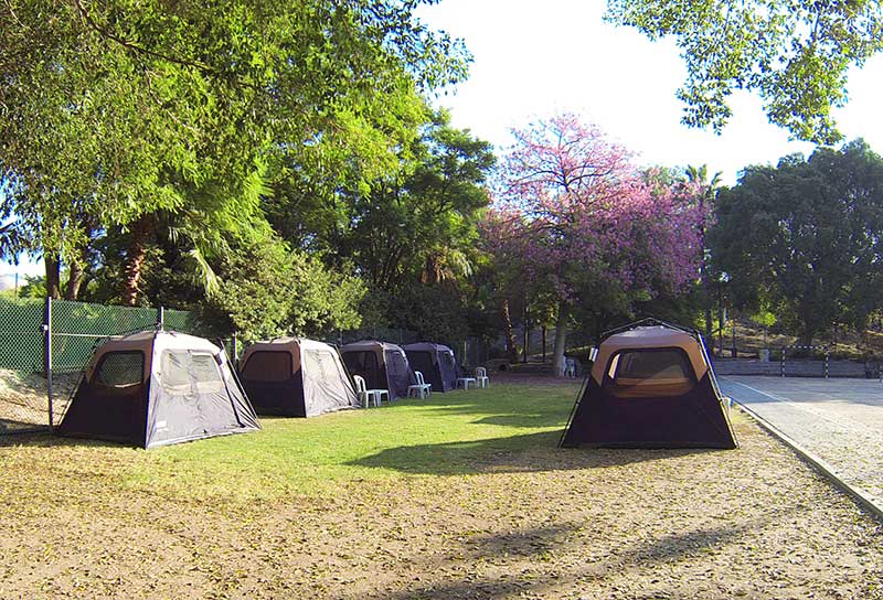 מתחם אוהלי קמפינג חמת גדר