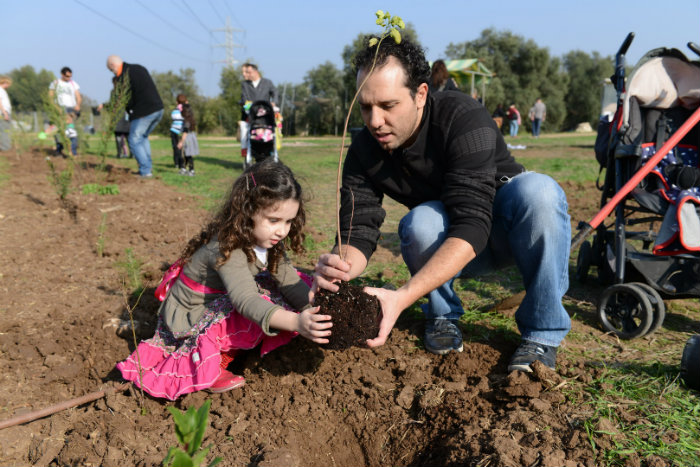 ט"ו בשבט בחווה בתל אביב