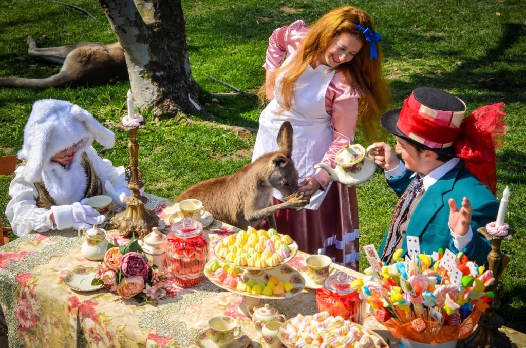 מסיבת התה בגן גורו. צילום: רותם אברהם