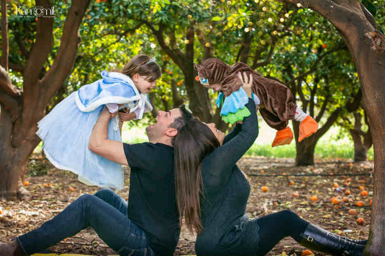 צילום ילדים עם תחפושות פורים 2019