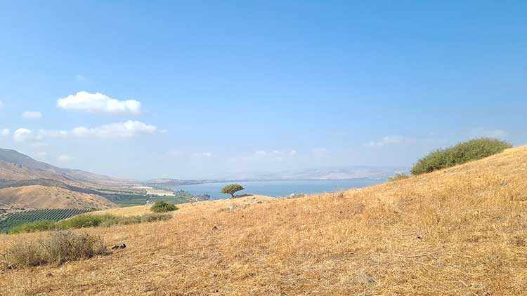 תל סוסיתא ליד הכנרת