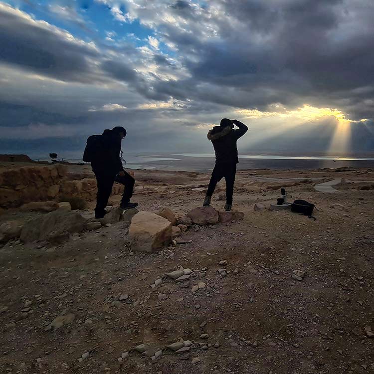 הזריחה במצדה