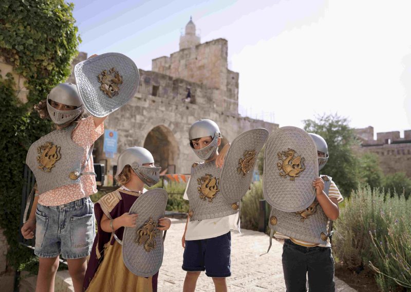 סוכות בירושלים, מגדל דוד מוזיאון ירושלים