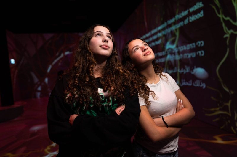 שביל החלל במדעטק, במדעטק חיפה