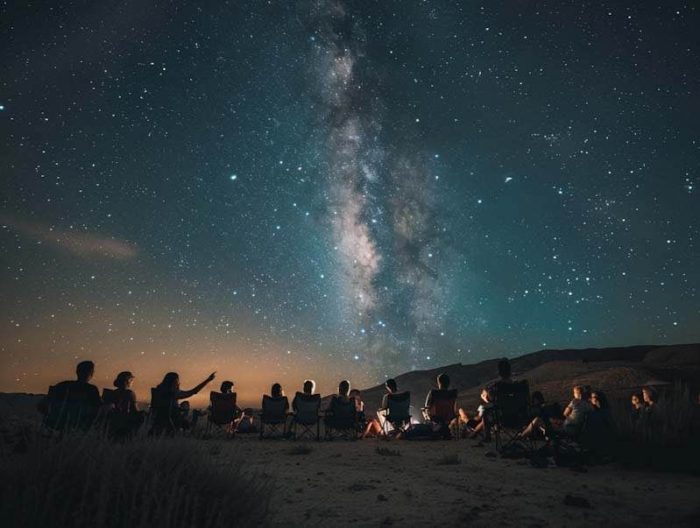 תצפית כוכבים במכתש רמון
