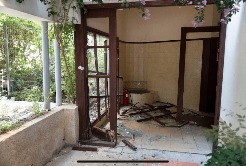 בית ליבלינג נזקי הטילים