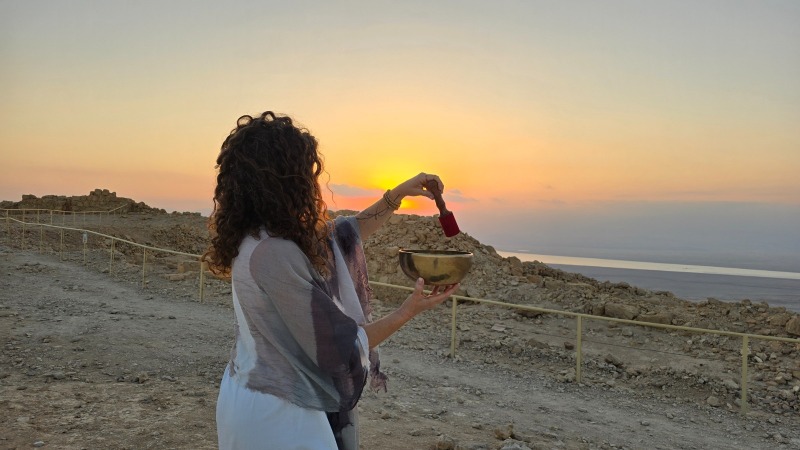 סאונד הילינג במצדה