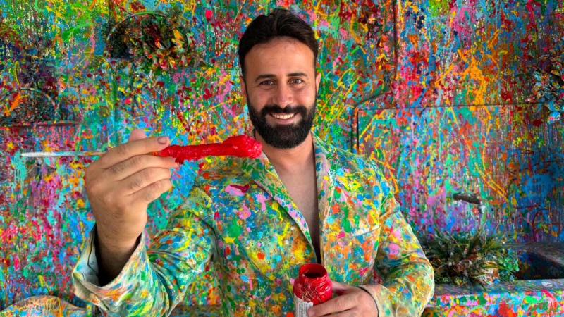 סוכות בצבעים