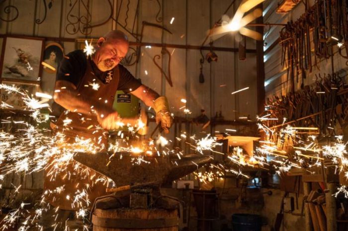 סיור בתרשיחא אצל וליד חורי פסטיבל חורף 2025 BLACKSMITH