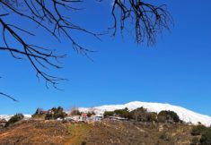 צימר בשלג קרוב לחרמון