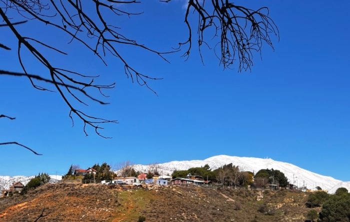 צימר בשלג קרוב לחרמון