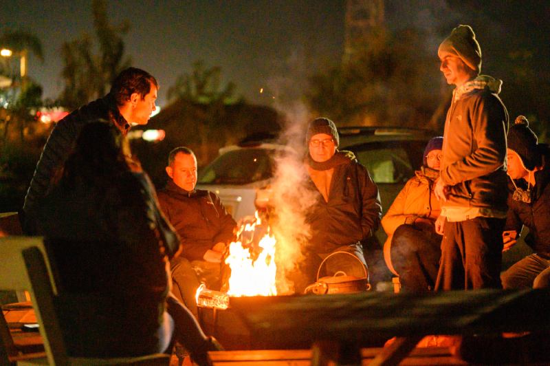 גלמפינג לילה מדורה