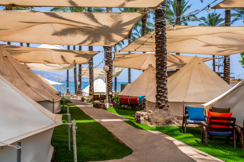גלאמפינג בכנרת, family glamping