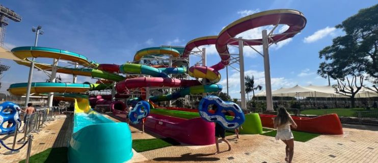 מגלשות הקנדי סלייד החדשות בפארק המים בשפיים