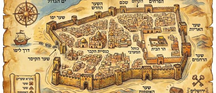 מדריך שערי ירושלים העתיקה, JERUSALEM GATES