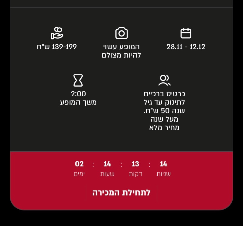 כרטיסים לפסטיגל, הנחות לפסטיגל
