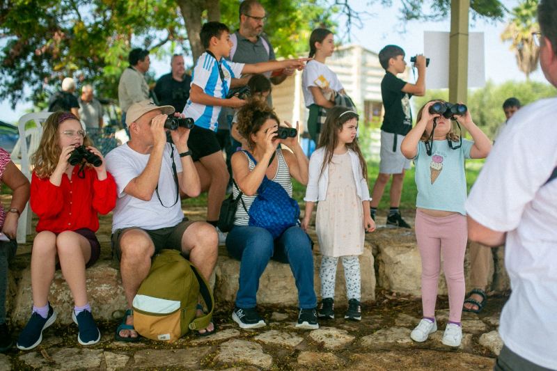 הפנינג הצפרות למשפחות בסוד הפלא הקיבוצי | צילום: מעיין פורת