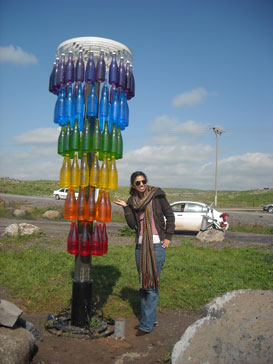 מפל עיט בגולן, טיולי שקדיות בגולן